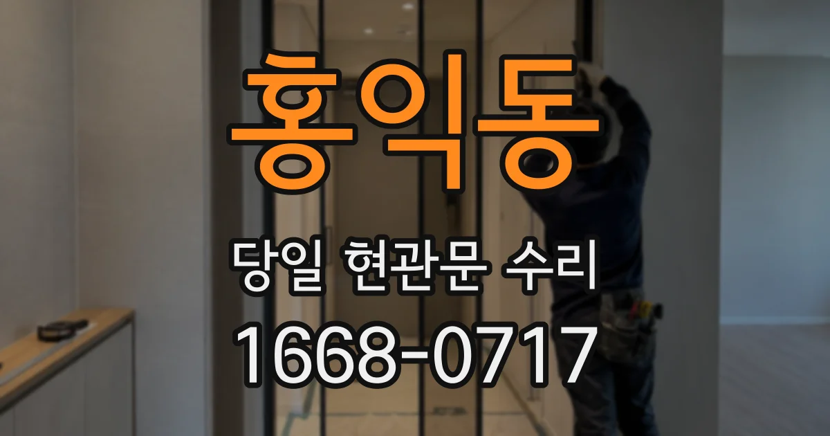 홍익동 당일 현관문 수리