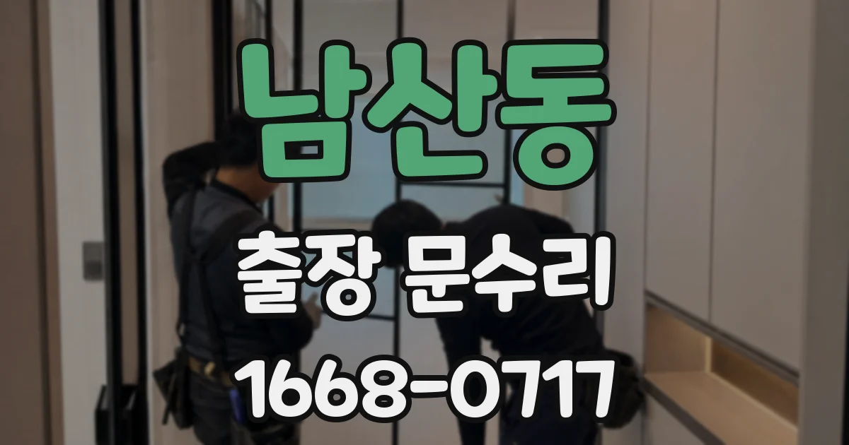 남산동 출장 문수리