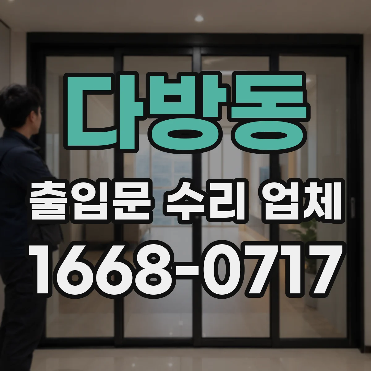 다방동 출입문 수리 업체