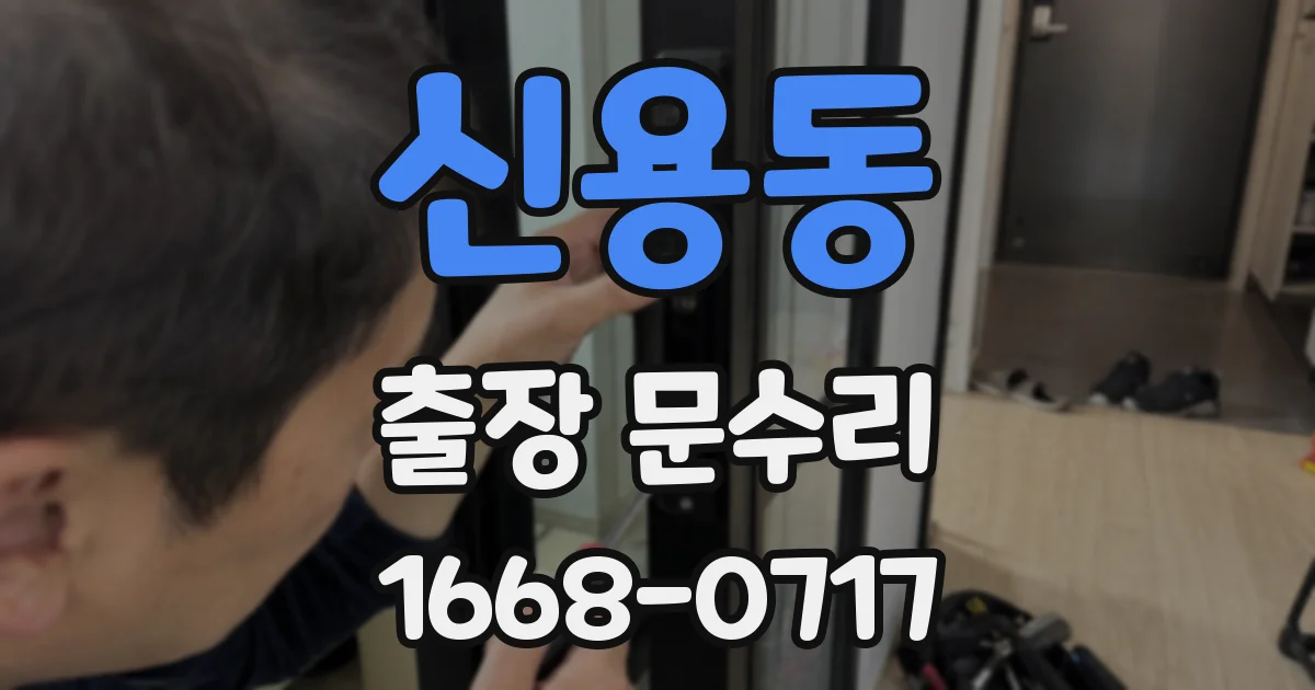 신용동 출장 문수리