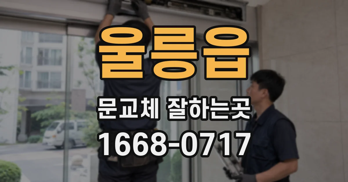 울릉읍 문교체 잘하는곳