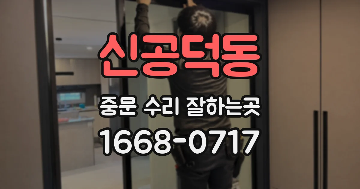 신공덕동 중문 수리 잘하는곳