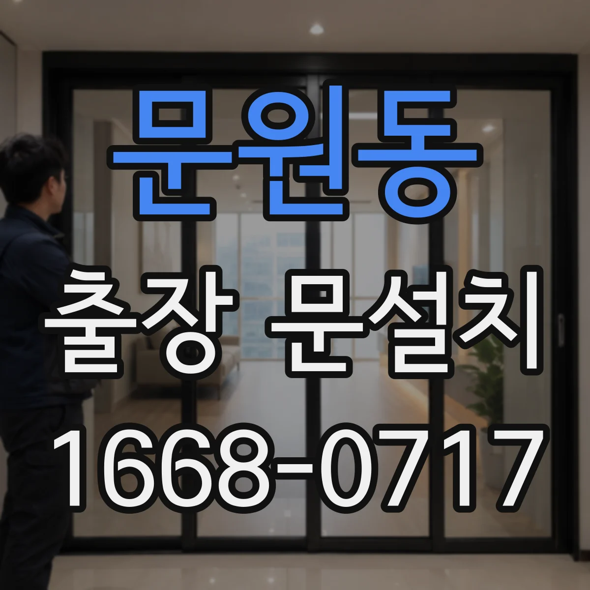 문원동 출장 문설치