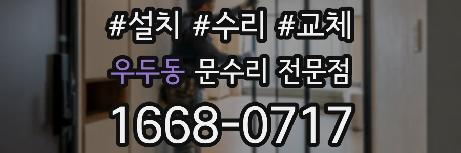 우두동 문수리 전문점