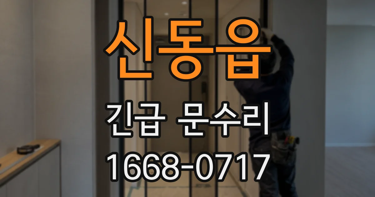 신동읍 긴급 문수리