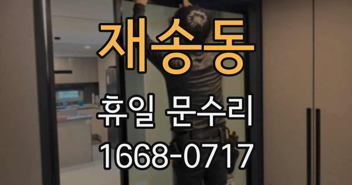 재송동 휴일 문수리