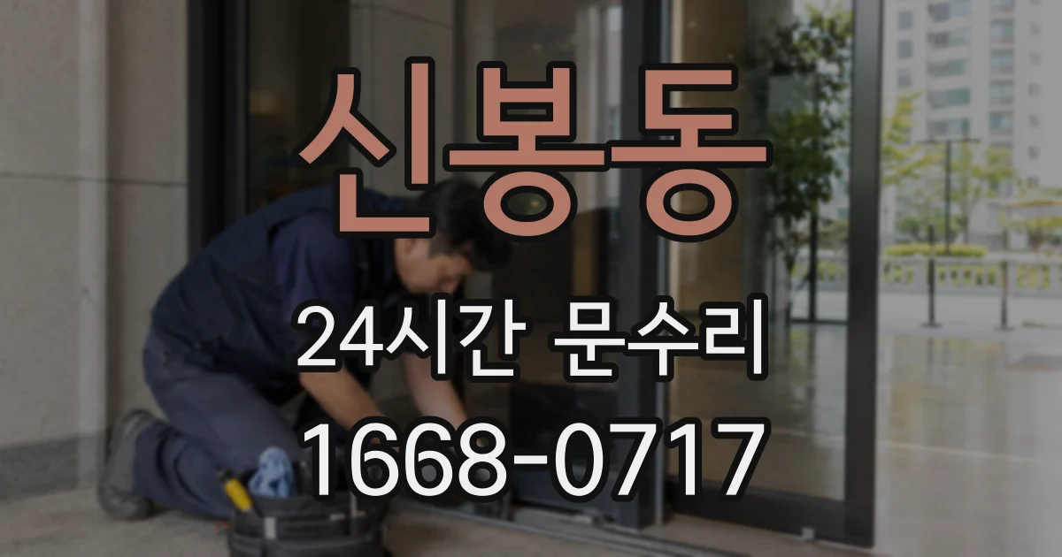 신봉동 24시간 문수리