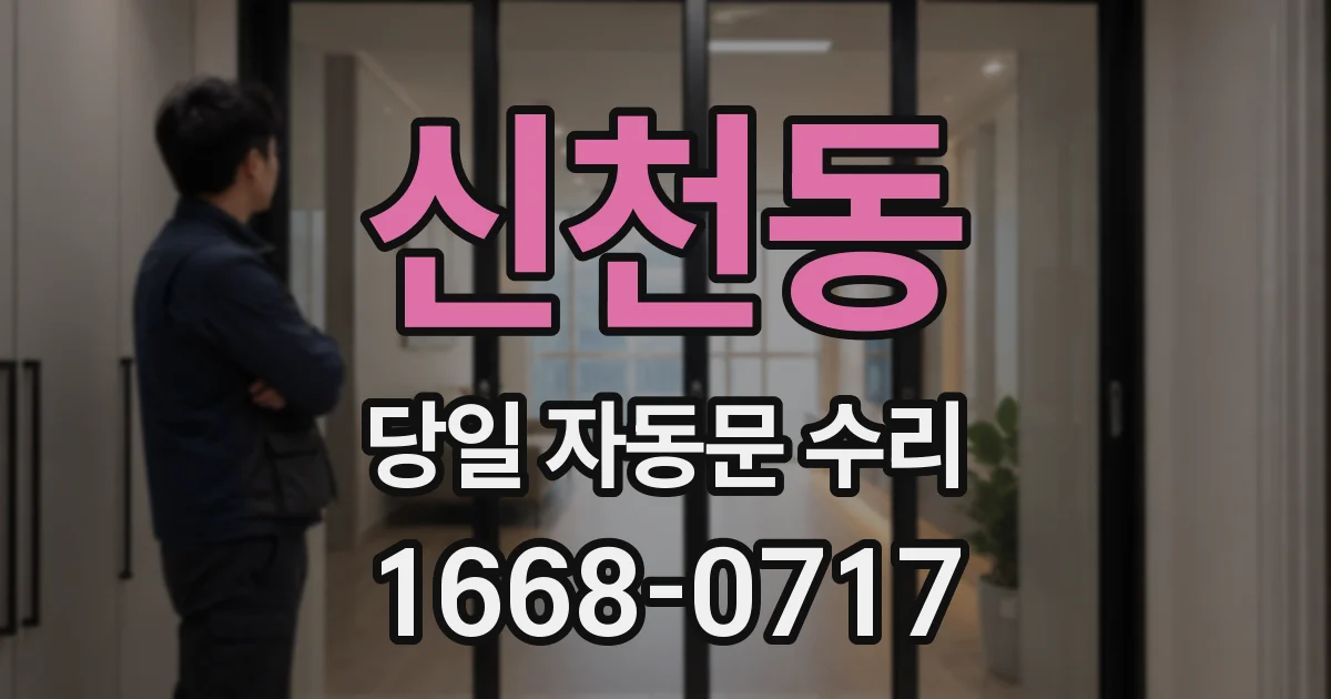 신천동 당일 자동문 수리