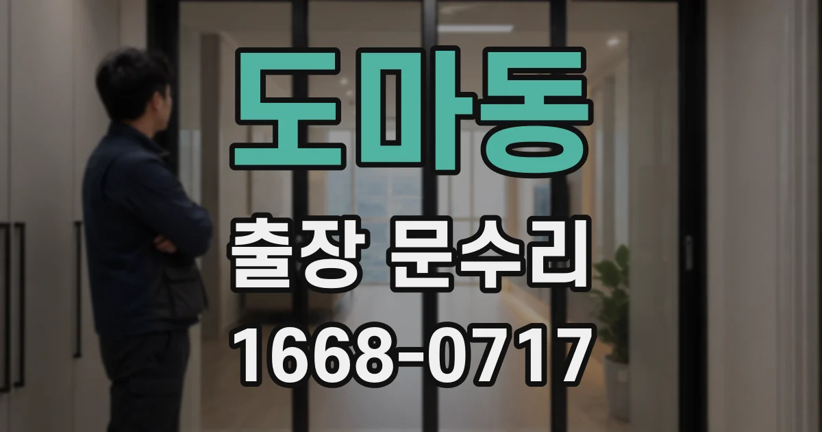 도마동 출장 문수리