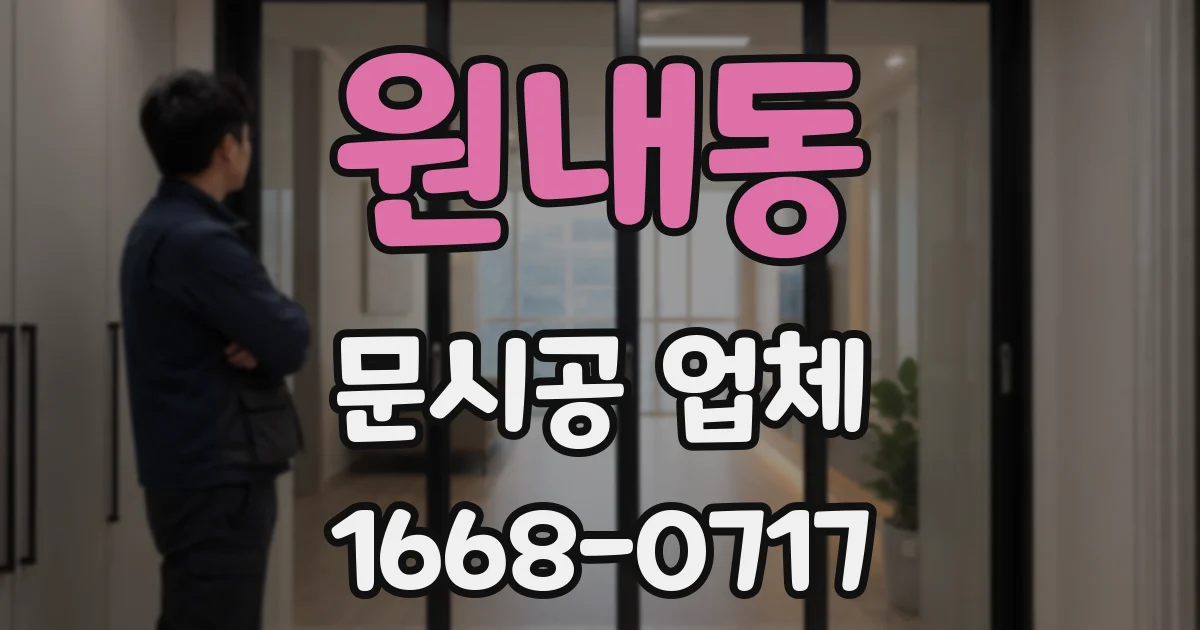 원내동 문시공 업체