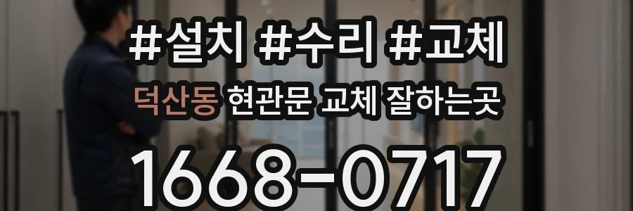 덕산동 현관문 교체 잘하는곳