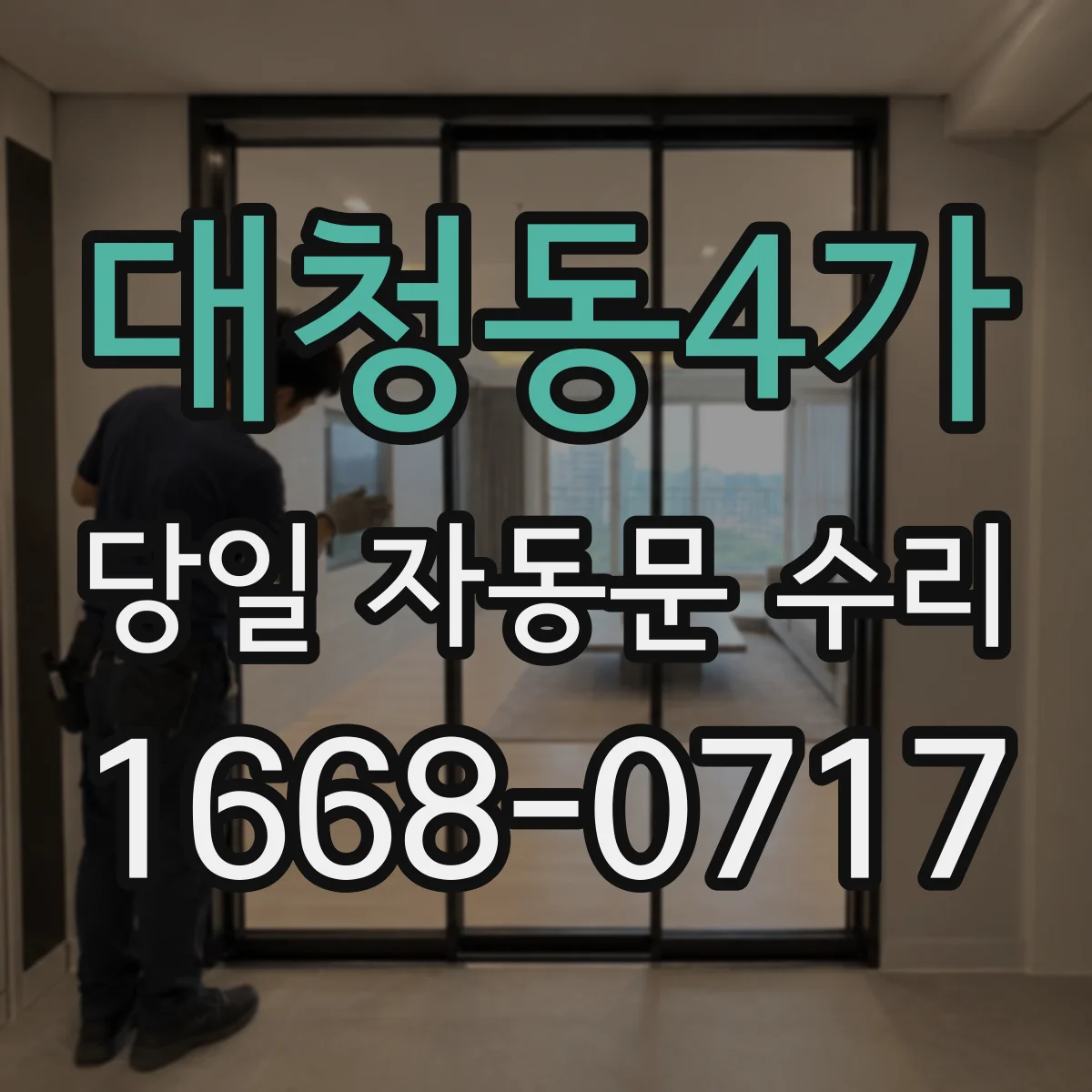 대청동4가 당일 자동문 수리