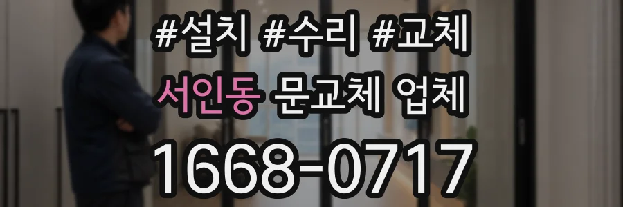 서인동 문교체 업체