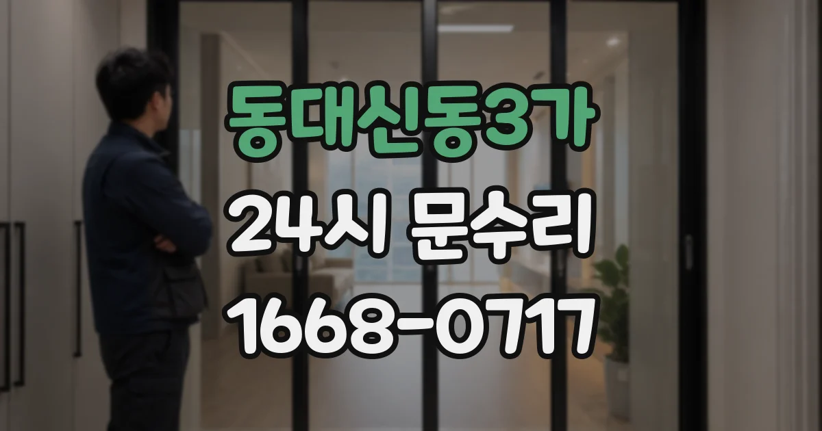 동대신동3가 24시 문수리