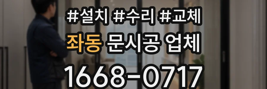 좌동 문시공 업체