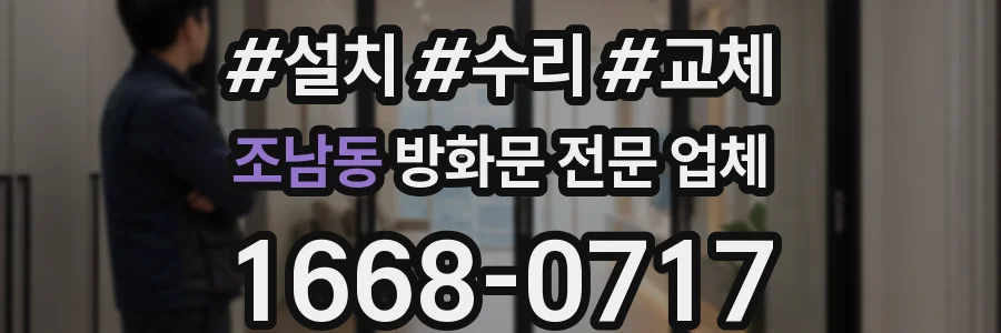 조남동 방화문 전문 업체