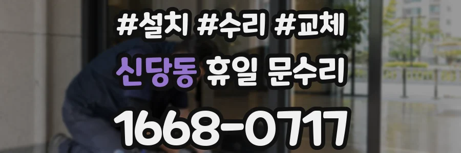신당동 휴일 문수리