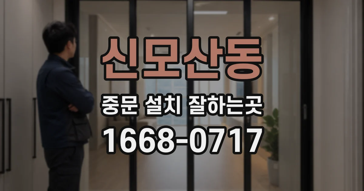 신모산동 중문 설치 잘하는곳