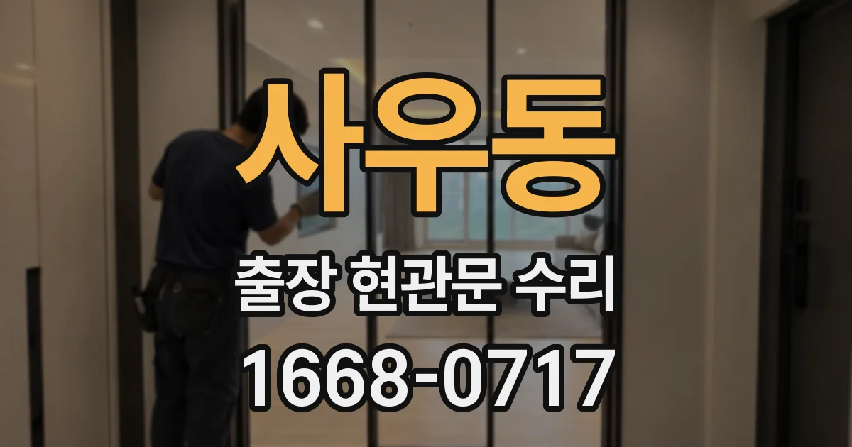 사우동 출장 현관문 수리