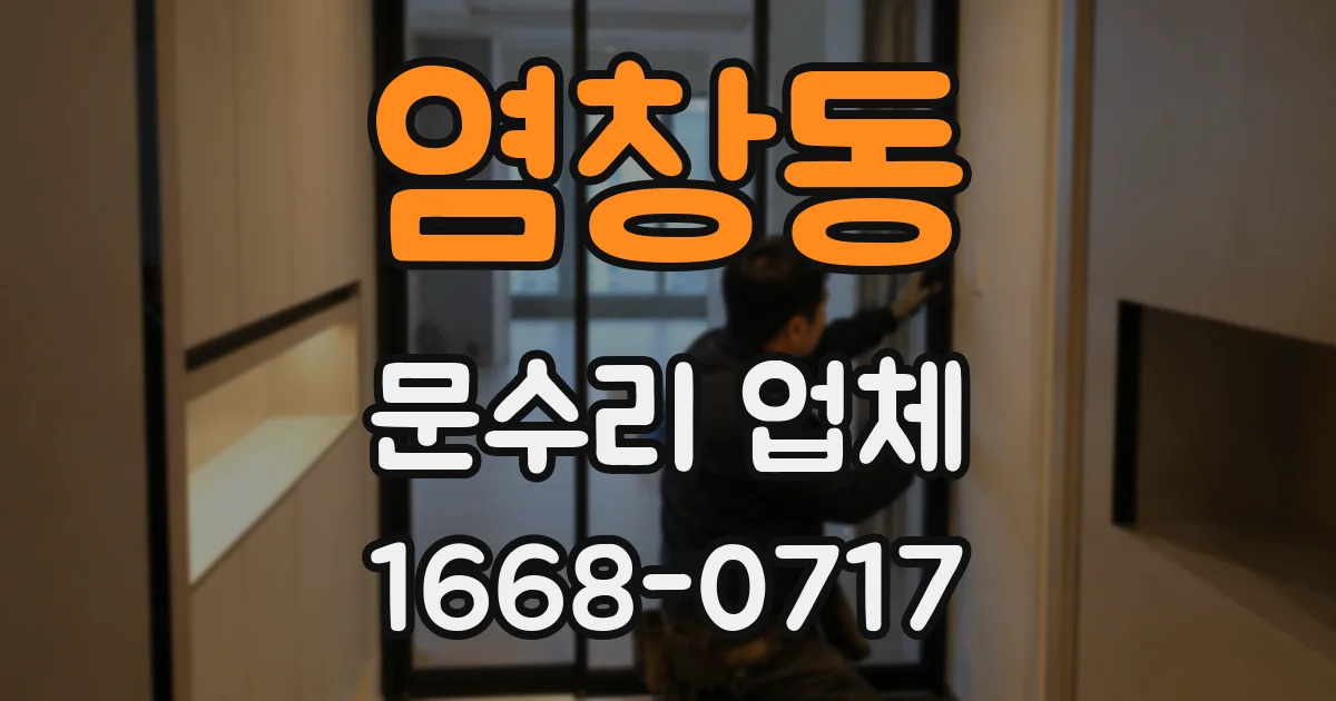 염창동 문수리 업체