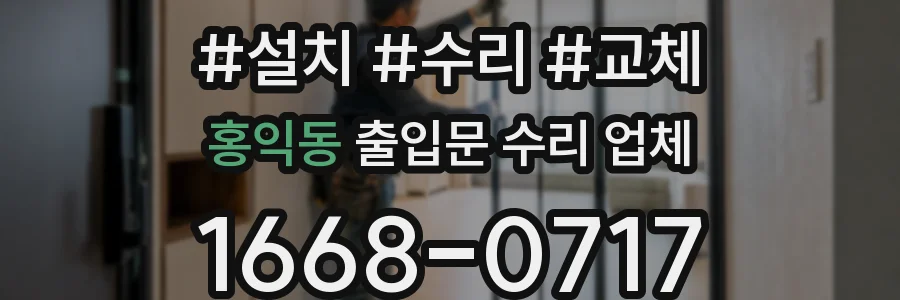 홍익동 출입문 수리 업체