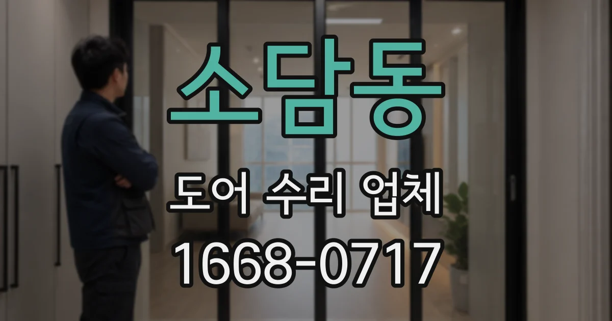 소담동 도어 수리 업체