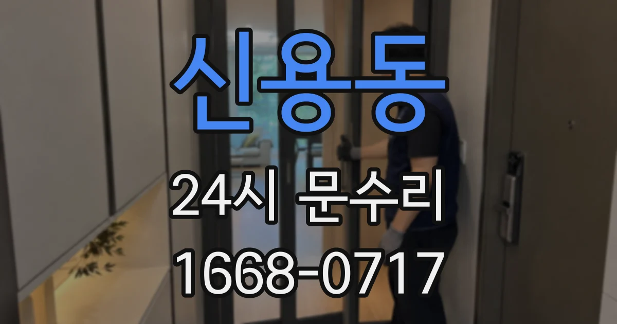 신용동 24시 문수리