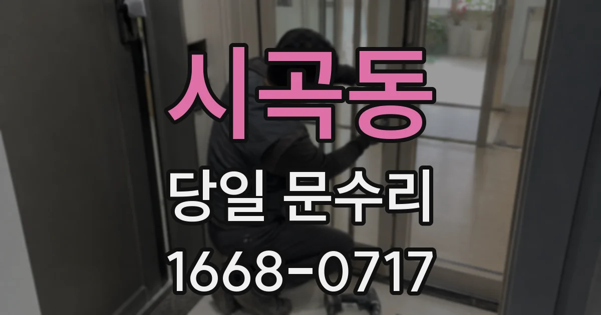 시곡동 당일 문수리