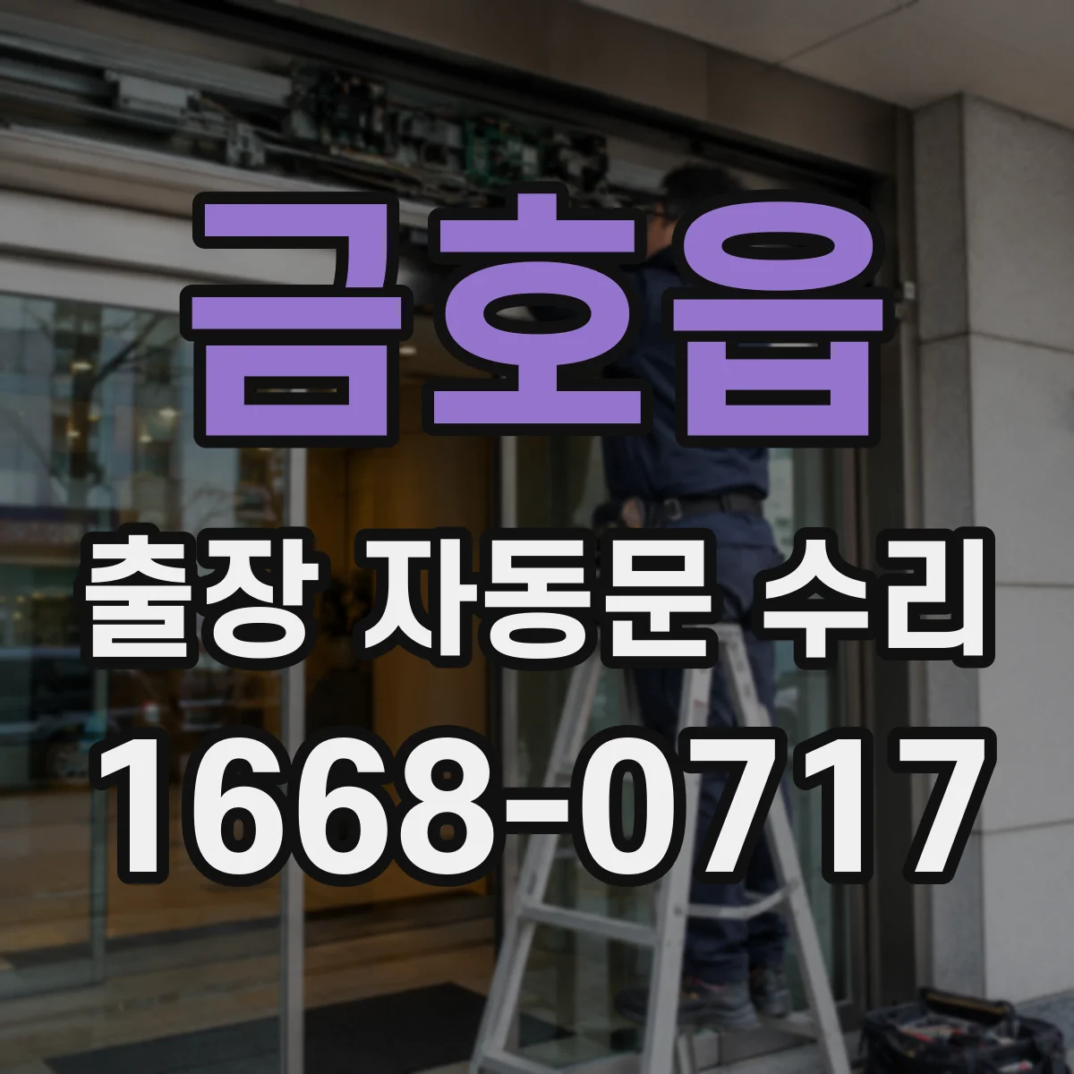 금호읍 출장 자동문 수리
