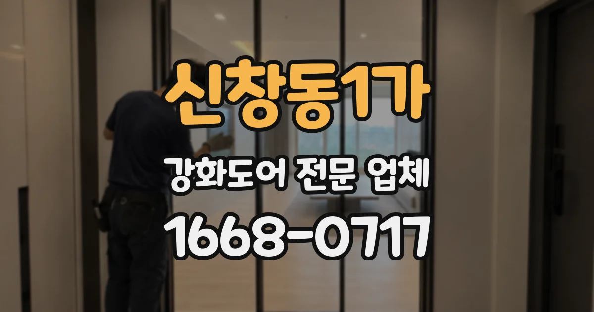 신창동1가 강화도어 전문 업체