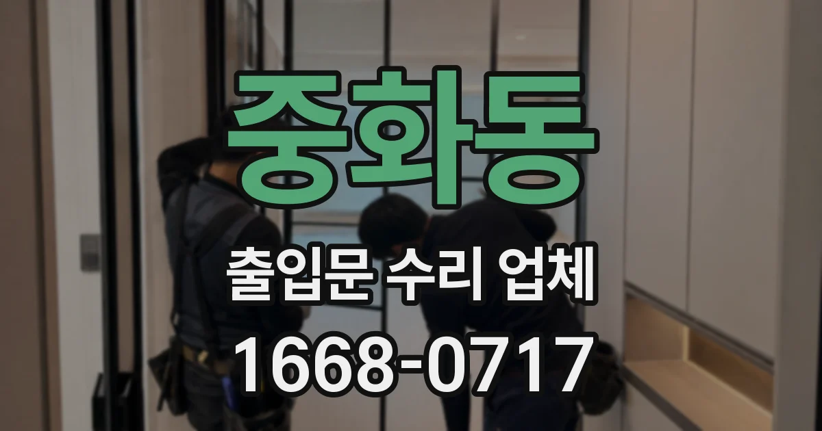 중화동 출입문 수리 업체