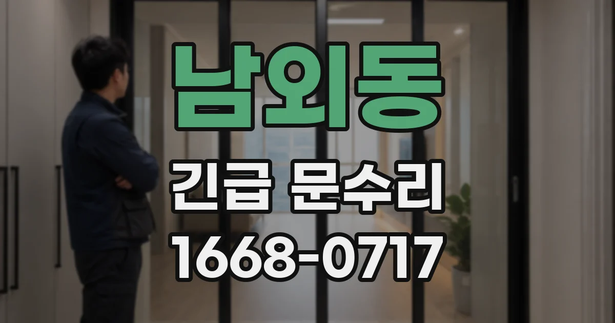 남외동 긴급 문수리