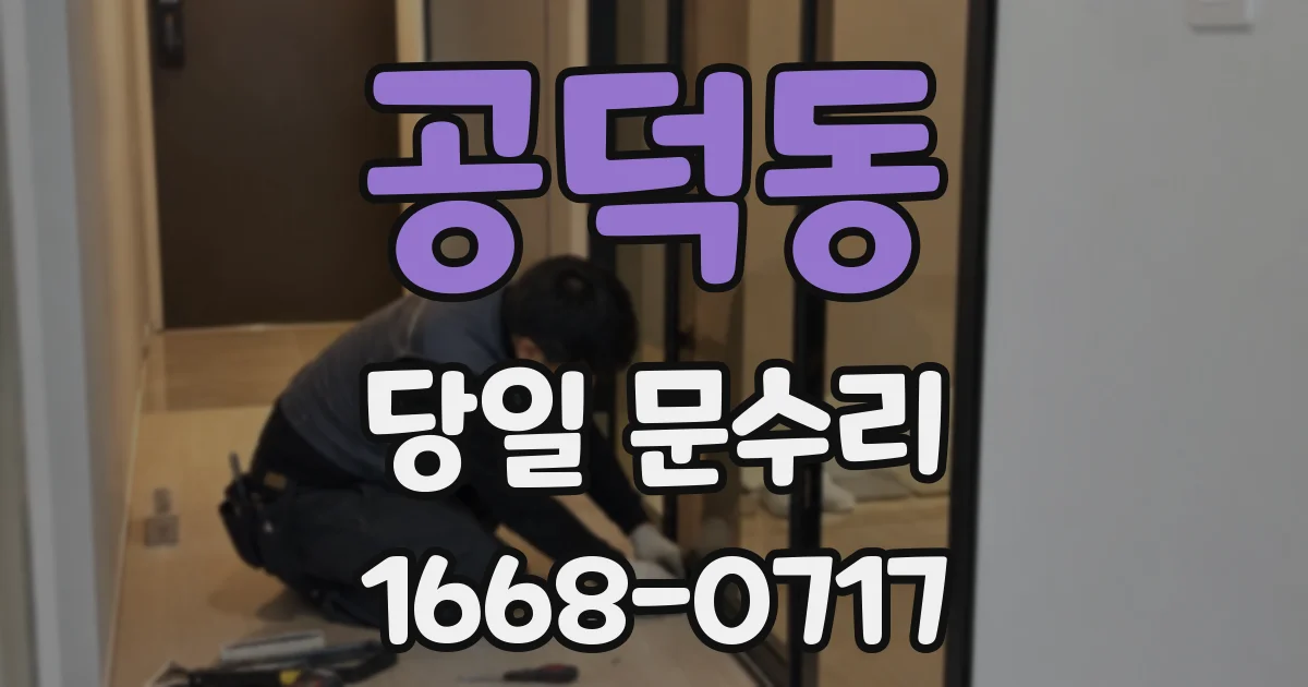 공덕동 당일 문수리