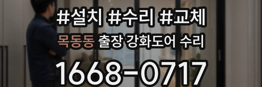 목동동 출장 강화도어 수리