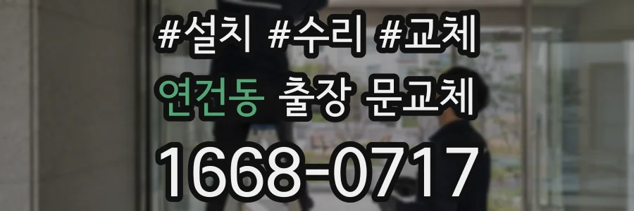연건동 출장 문교체