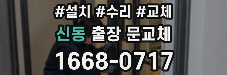 신동 출장 문교체