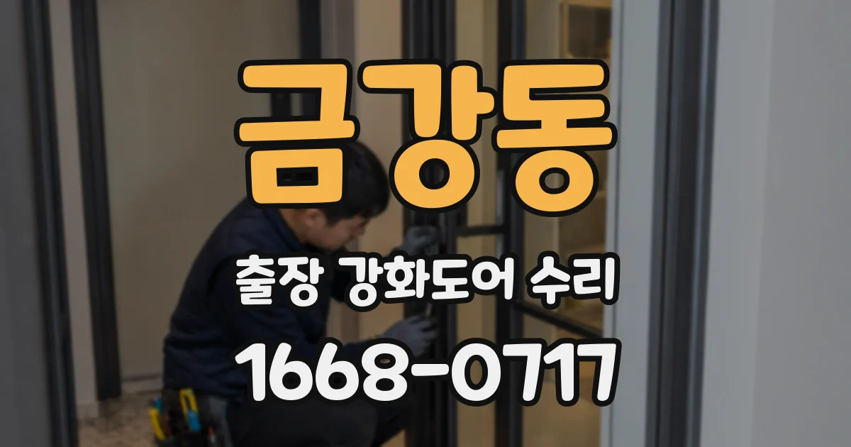 금강동 출장 강화도어 수리