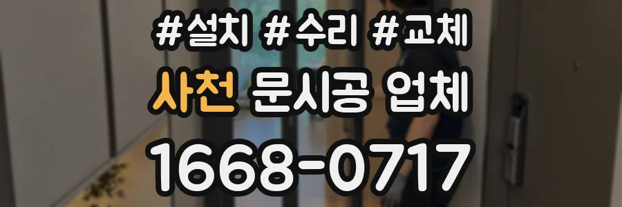 사천 문시공 업체