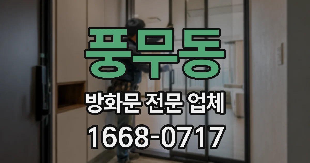 풍무동 방화문 전문 업체