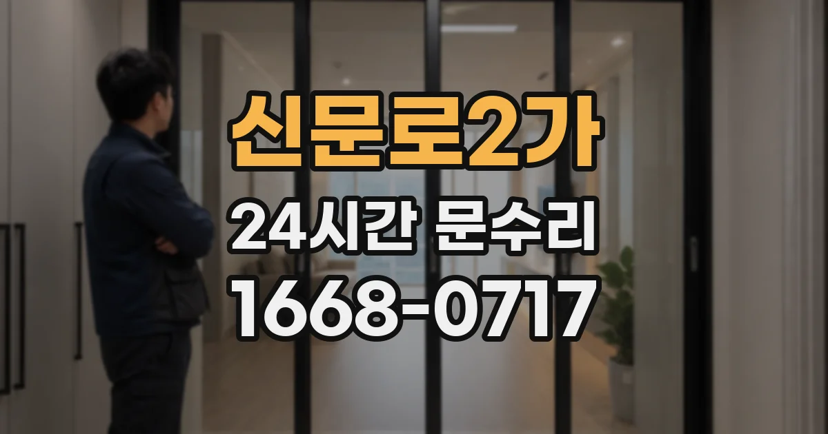 신문로2가 24시간 문수리