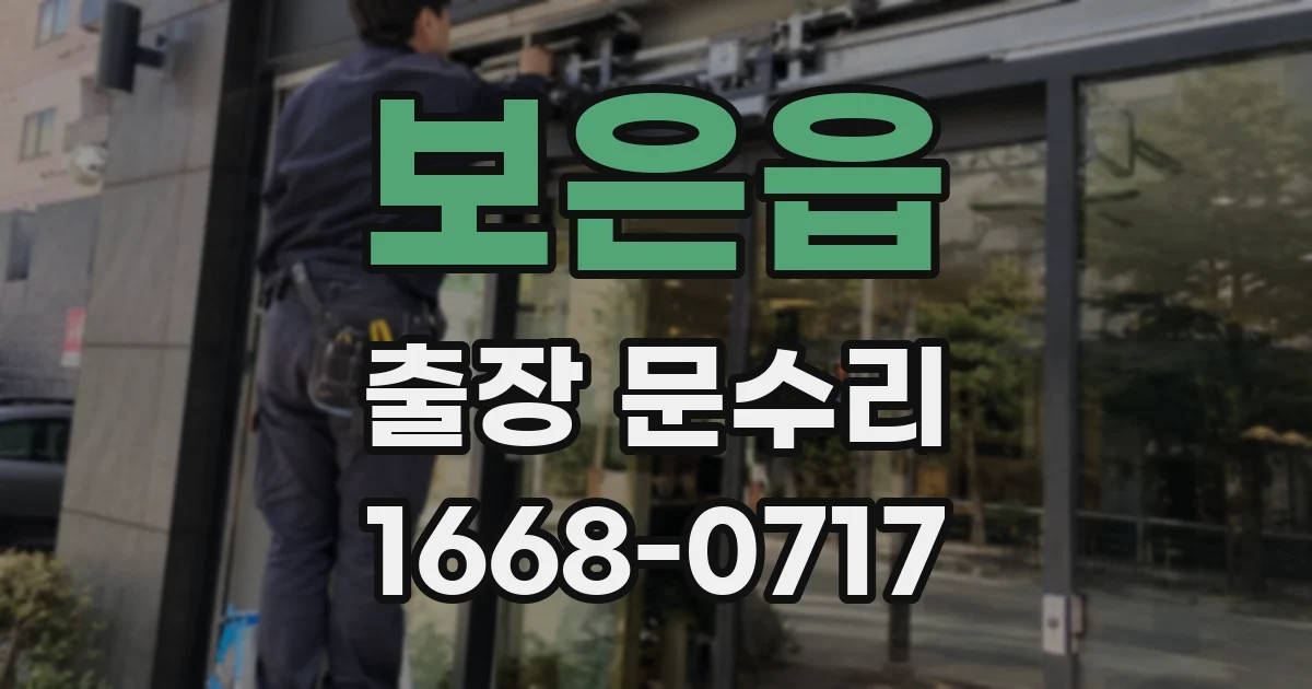 보은읍 출장 문수리