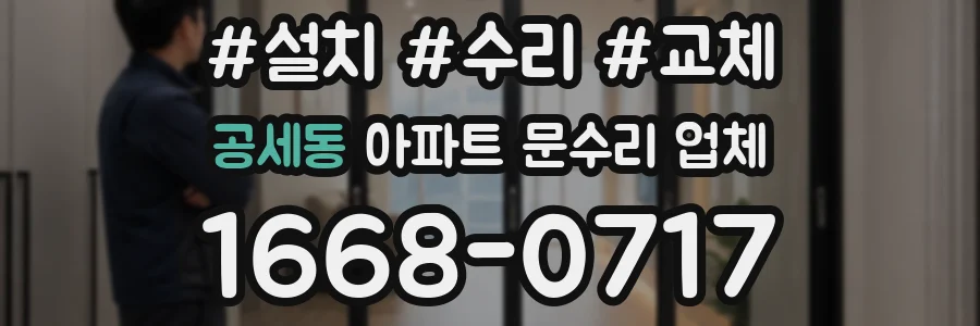 공세동 아파트 문수리 업체