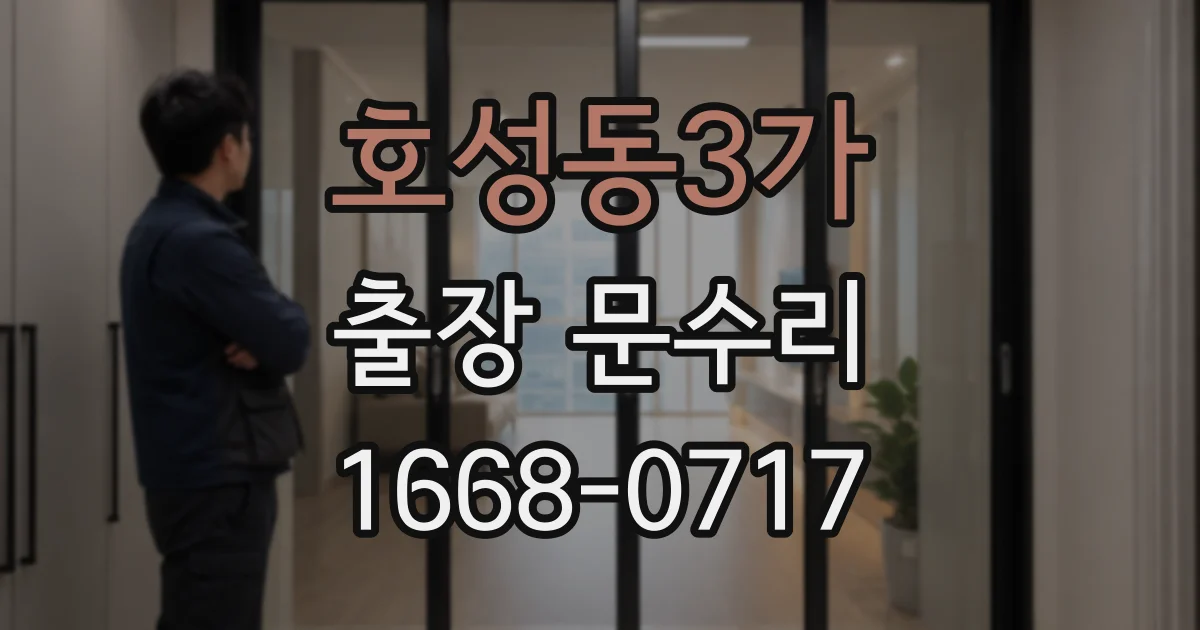 호성동3가 출장 문수리