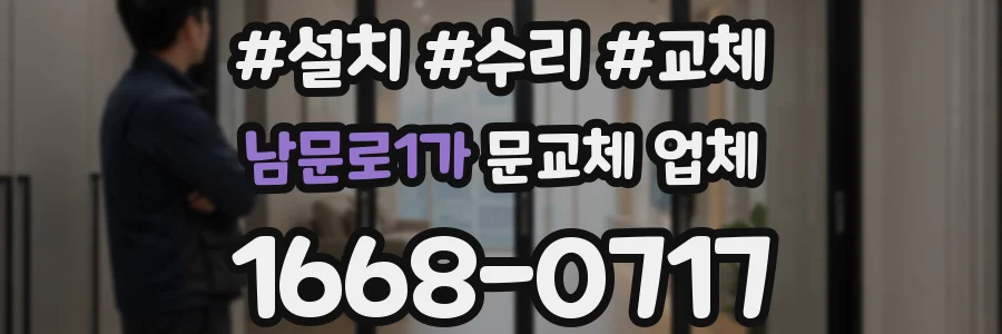 남문로1가 문교체 업체