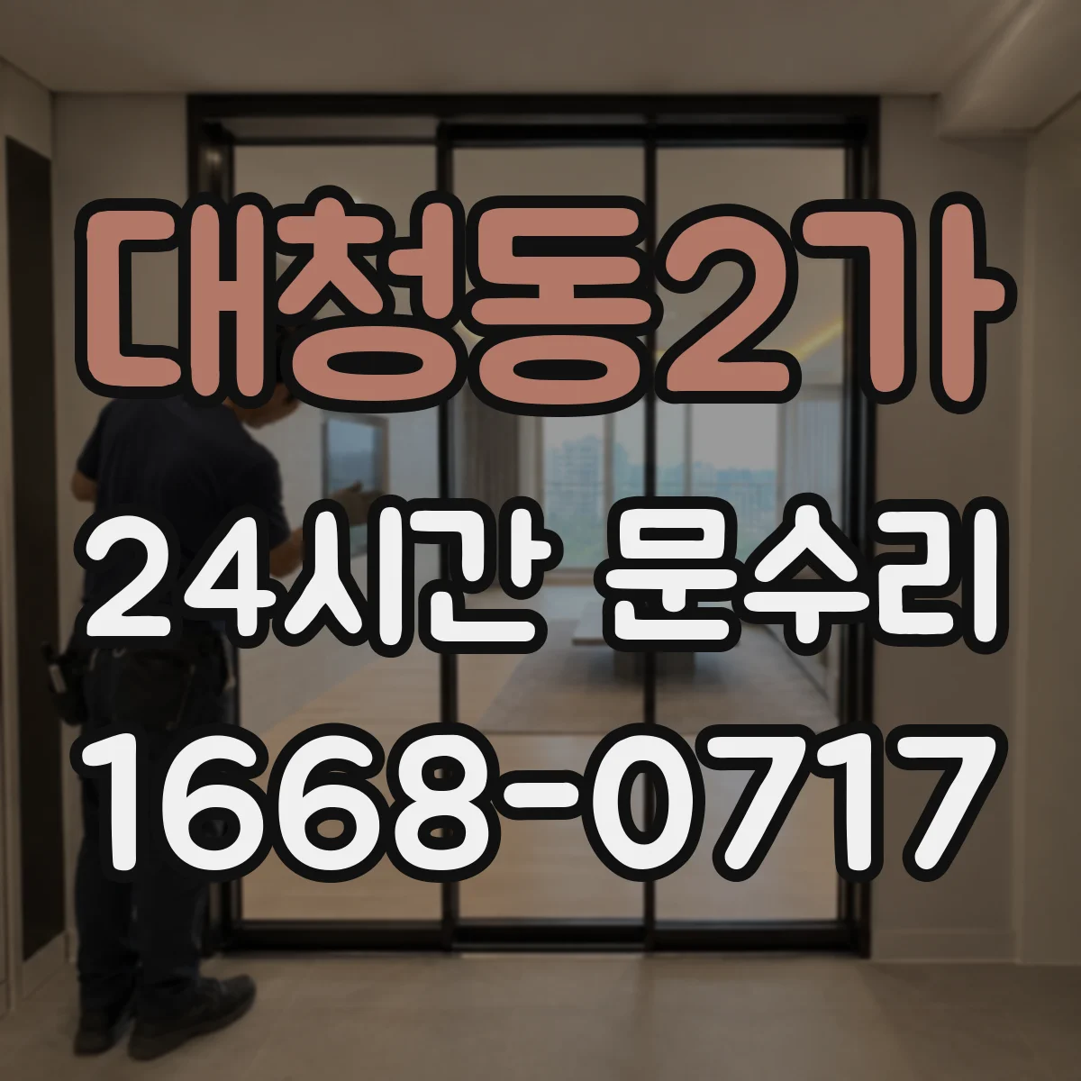 대청동2가 24시간 문수리 비상출입 필요할 때 문 열어드려요