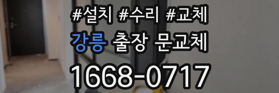강릉 출장 문교체