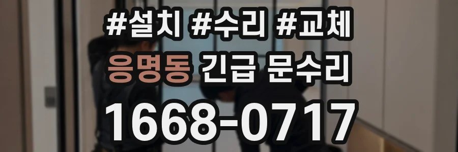 응명동 긴급 문수리