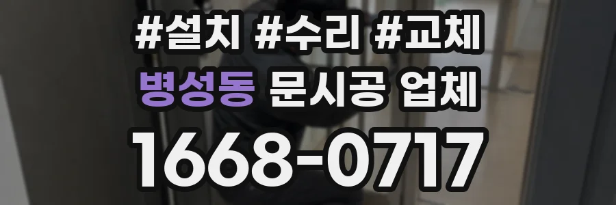 병성동 문시공 업체