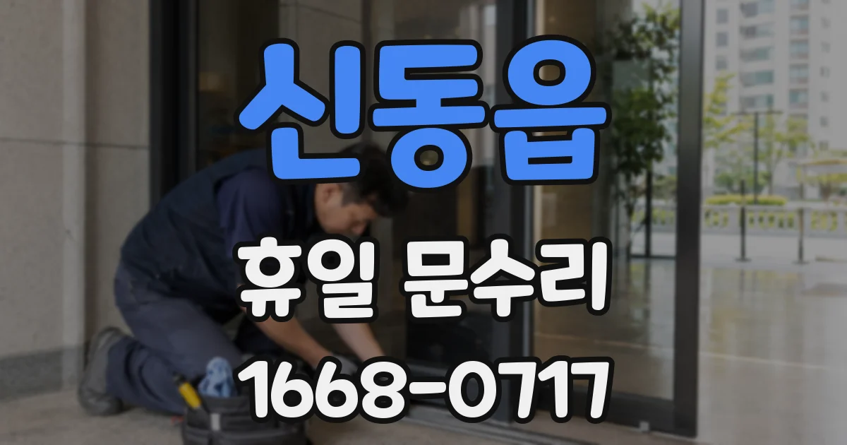 신동읍 휴일 문수리