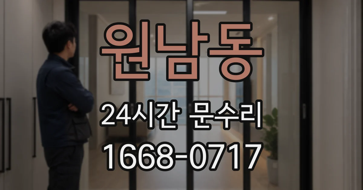 원남동 24시간 문수리